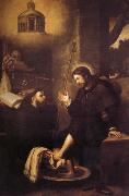 Bartolome Esteban Murillo St. Augustine oil